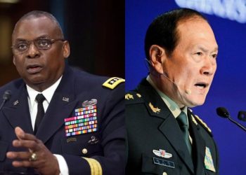 Jefes de Defensa de EE.UU. y China se reúnen en Camboya