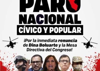 Perú: Avanza la marcha «Toma de Lima» para exigir la renuncia de Boluarte