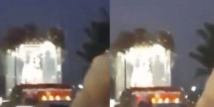 Captaron imagen del beato José Gregorio Hernández en procesión de la Divina Pastora