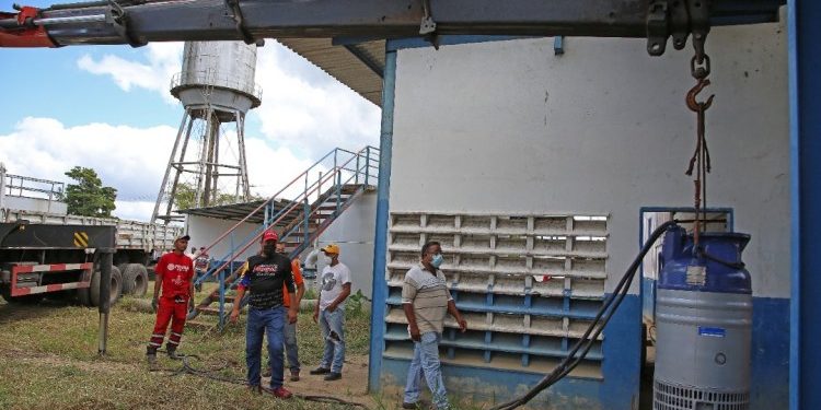 Monagas | Instalan dos bombas de agua en planta de Puente Quemao en Punceres