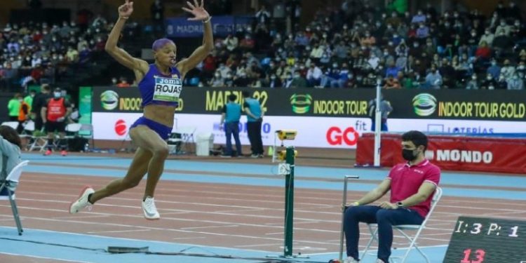Yulimar roza su récord mundial de triple con 15,41