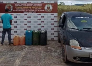 Detenido al incautarle 250 litros de combustible en Gran Sabana