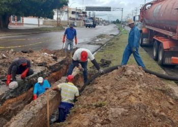 Monagas | Aguas de Monagas repara colector en La Floresta