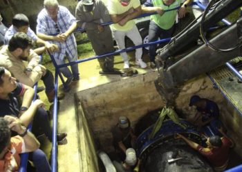 Monagas | Luna supervisa instalación de válvula en la estación de tanques de Alto Guri