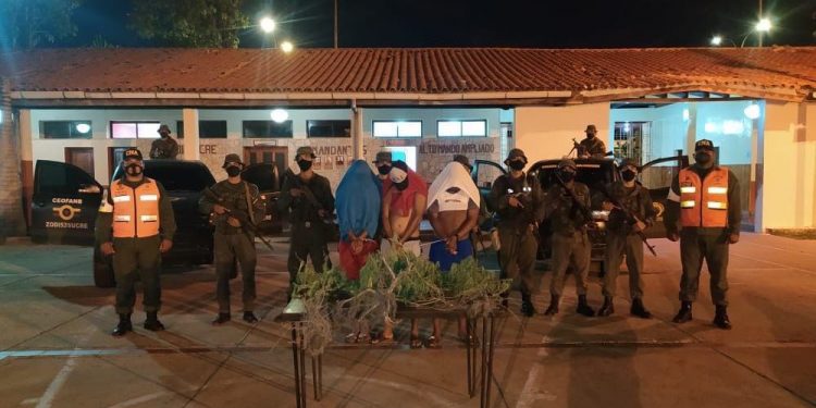 FANB detiene a miembros de grupos generadores de violencia asociados al narcotráfico