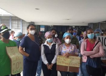 Monagas | Trabajadores de la salud protestaron por desmejora de 40% en los salarios