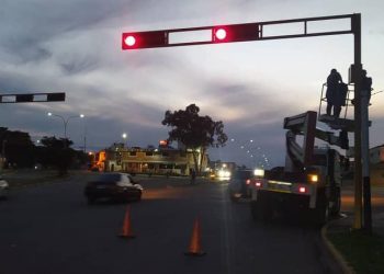 Bolívar | Sattravim efectuó mantenimiento a la red semaforizada