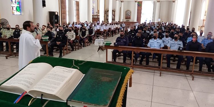Sucre | Santa Misa en honor al Policía en el municipio Bermúdez