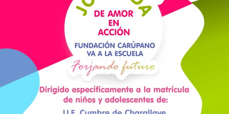 Sucre | Jornada de «Amor en acción» y plan «Fundación Carúpano va a la escuela» se efectuarán en Charallave