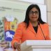Delcy Rodríguez: Pretenden apoderarse del oro venezolano, el presidente Maduro presentará prueba contundente en las próximas horas