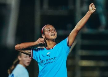 Deyna Castellanos marca su primer tanto con el Manchester City