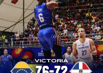 Venezuela consiguió importante victoria ante Dominicana en su camino al mundial de la FIBA