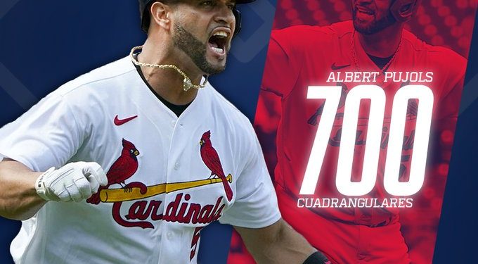 Albert Pujols ingresa al club de los 700 jonrones con un imparable en la victoria de Cardenales
