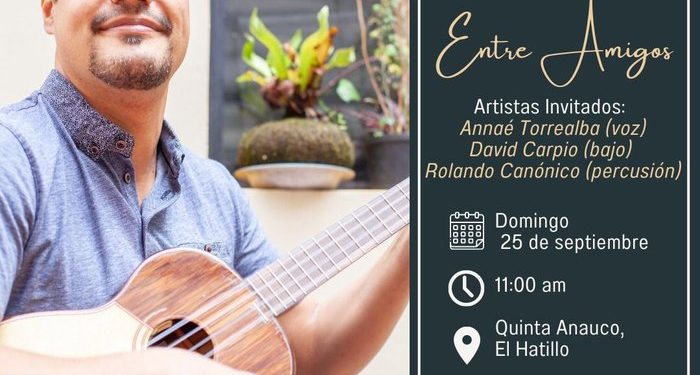 El cuatrista venezolano Luis Pino presenta su recital «Entre Amigos»