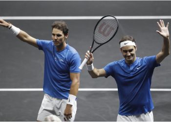Nadal y Federer jugarán juntos este viernes