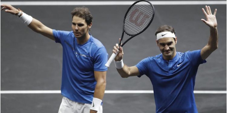 Nadal y Federer jugarán juntos este viernes