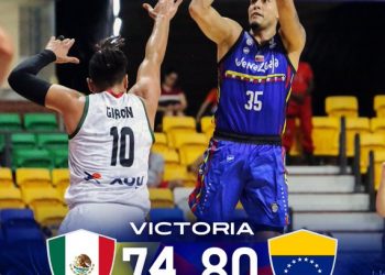 Venezuela derrota a México y ambos avanzan a los cuartos de final en la Copa América de Baloncesto
