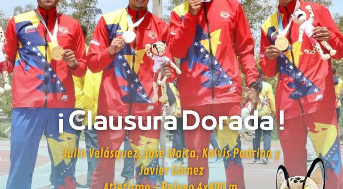 Atletismo venezolano se cuelga medalla de oro en los Suramericanos
