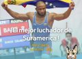 Pedro Ceballos vence a su similar de Colombia y gana oro en lucha libre en Suramericanos
