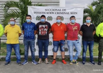 Seis narcotraficantes presos por enviar droga a Venezuela desde Colombia