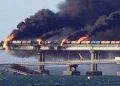 Calculan pérdidas millonarias tras explosión de puente en Crimea