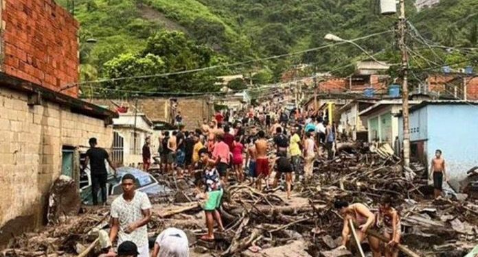 Suben a siete los muertos en Anzoátegui tras las fuertes lluvias