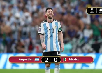 Argentina gana a México por 2-0 y sigue viva en el Mundial