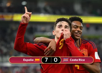 España deslumbra en Catar con un 7-0 frente a Costa Rica
