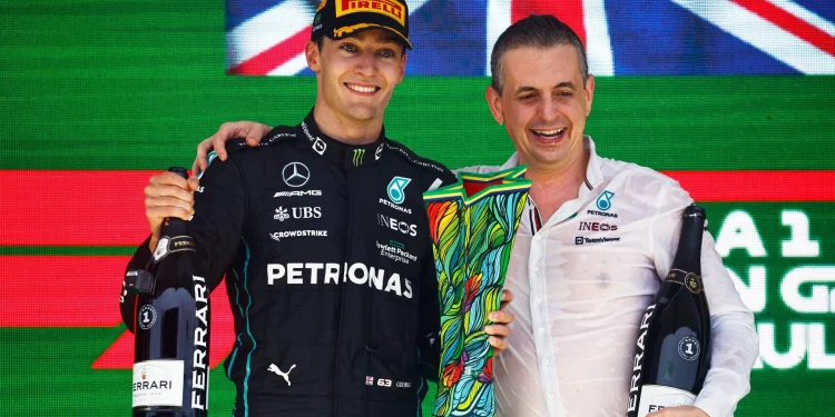 El británico George Russell gana el GP de Brasil de F1