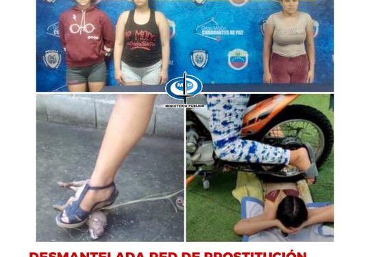 Detenidas 3 mujeres miembros de una red de prostitución infantil y maltrato animal en Lara
