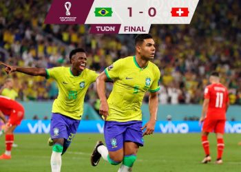 Brasil gana 1-0 a Suiza y se clasifica para octavos de final de Catar-2022