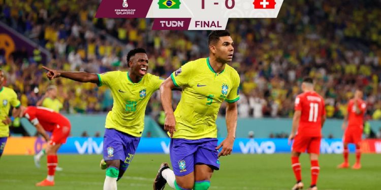 Brasil gana 1-0 a Suiza y se clasifica para octavos de final de Catar-2022