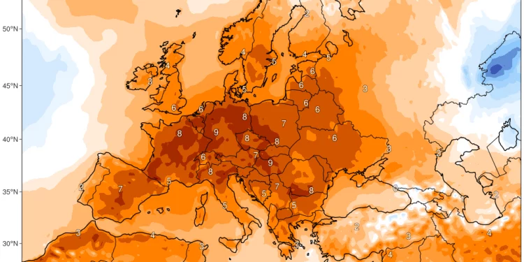 Octubre fue el más cálido jamás registrado en Europa