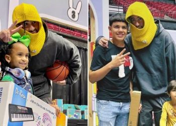Bad Bunny reparte en Puerto Rico 25.000 regalos de arte, música y deporte