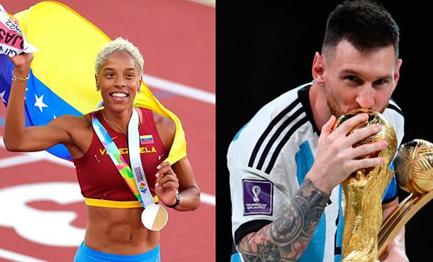 Yulimar Rojas y Messi son los mejores del año para la prensa deportiva americana