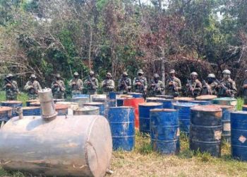 FANB destruyó más de 46 toneladas de químicos para elaborar cocaína durante 2022