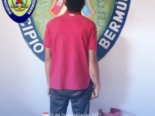 Uniformados de la policía municipal de Bermúdez en el estado Sucre, lograron dar captura a un hombre por un presunto hurto.