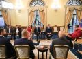 Jefe de Estado sostuvo encuentro con dirigentes de la Alianza del Lápiz