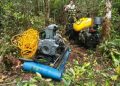 FANB destruye 10 motores usados para minería ilegal en Canaima