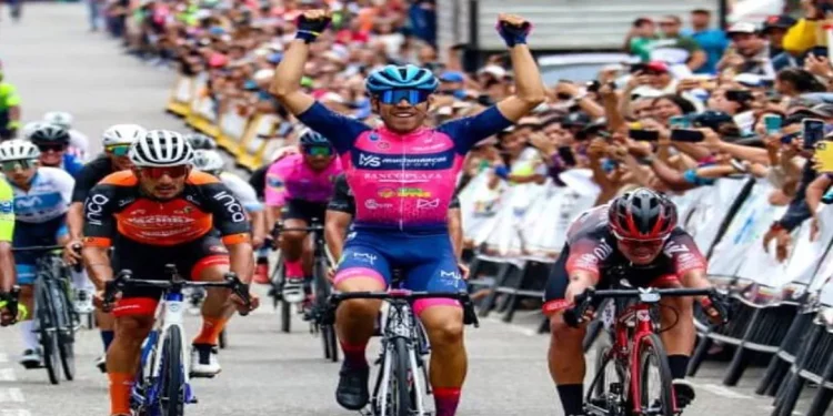 César Sanabria es el ganador de la primera etapa en la Vuelta al Táchira 2023