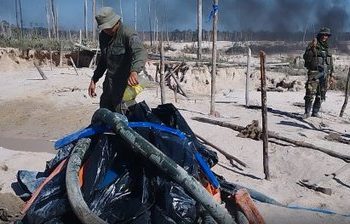 FANB incauta en Amazonas material a grupos armados dedicados a minería ilegal