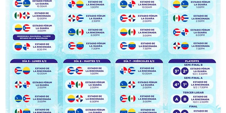 Serie del Caribe 2023 reajusta su horario inaugural