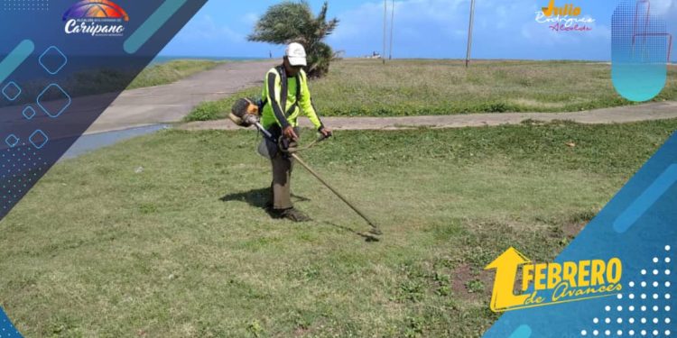 Cumpliendo orientaciones del alcalde Julio Rodríguez, el Instituto Autónomo Municipal de Servicios Públicos, a cargo de Francisco Olivier, mantiene frentes de trabajo en diferentes comunidades del municipio Bermúdez.
