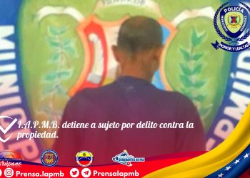 la Policía Municipal de Bermúdez bajo el mando del Comisionado Jefe Alberto Fuentes dieron captura a un ciudadano acusado de perpetrar un hurto en una residencia.