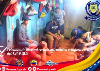 La Policía municipal de Bermúdez en el estado Sucre, bajo el mando del C/J Alberto Fuentes, garantiza los derechos de los privados de libertad, que se encuentran en los calabozos de ese recinto policial.