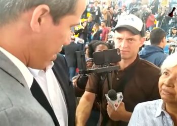 «No hiciste nada»: Activista de la sociedad civil enfrentó a Guaidó en evento de la Comisión Nacional de Primaria