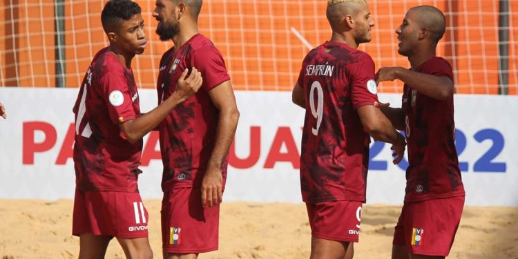 Venezuela ante Paraguay, Colombia, Bolivia y Chile en Copa América playera