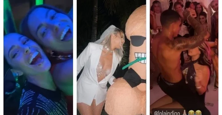 La alocada despedida de soltera de Lele Pons: fiesta en una limusina, strippers y la presencia de Tini y Anitta