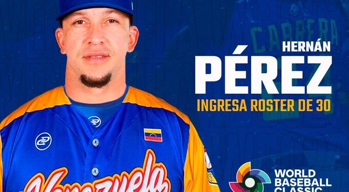 Hernán Pérez entró al roster de Venezuela para el Clásico