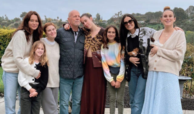 Bruce Willis celebra su cumpleaños rodeado de su familia